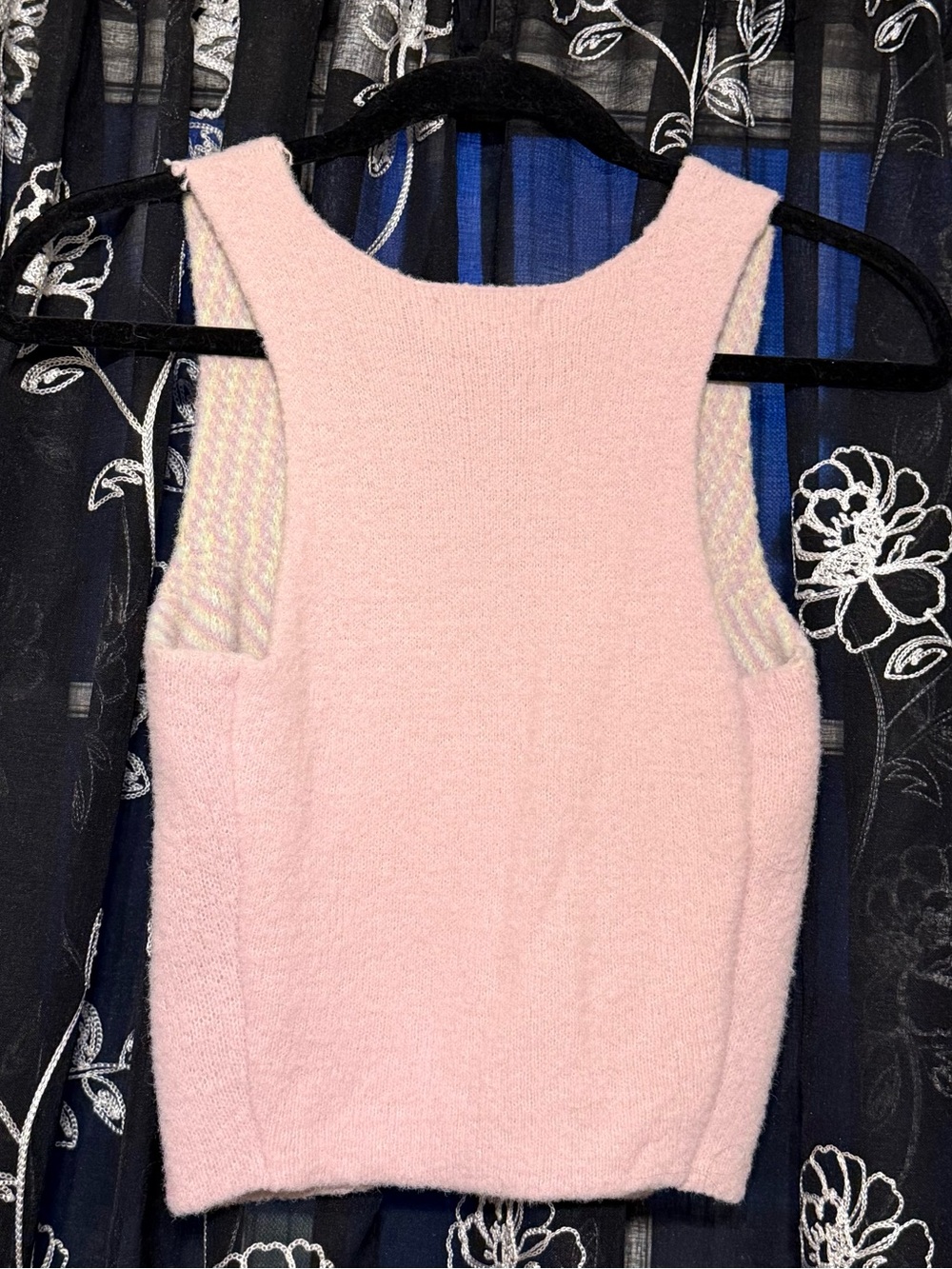 Sweet Society Pastel Rainbow Fuzzy Tank Top - Picture 5 of 5